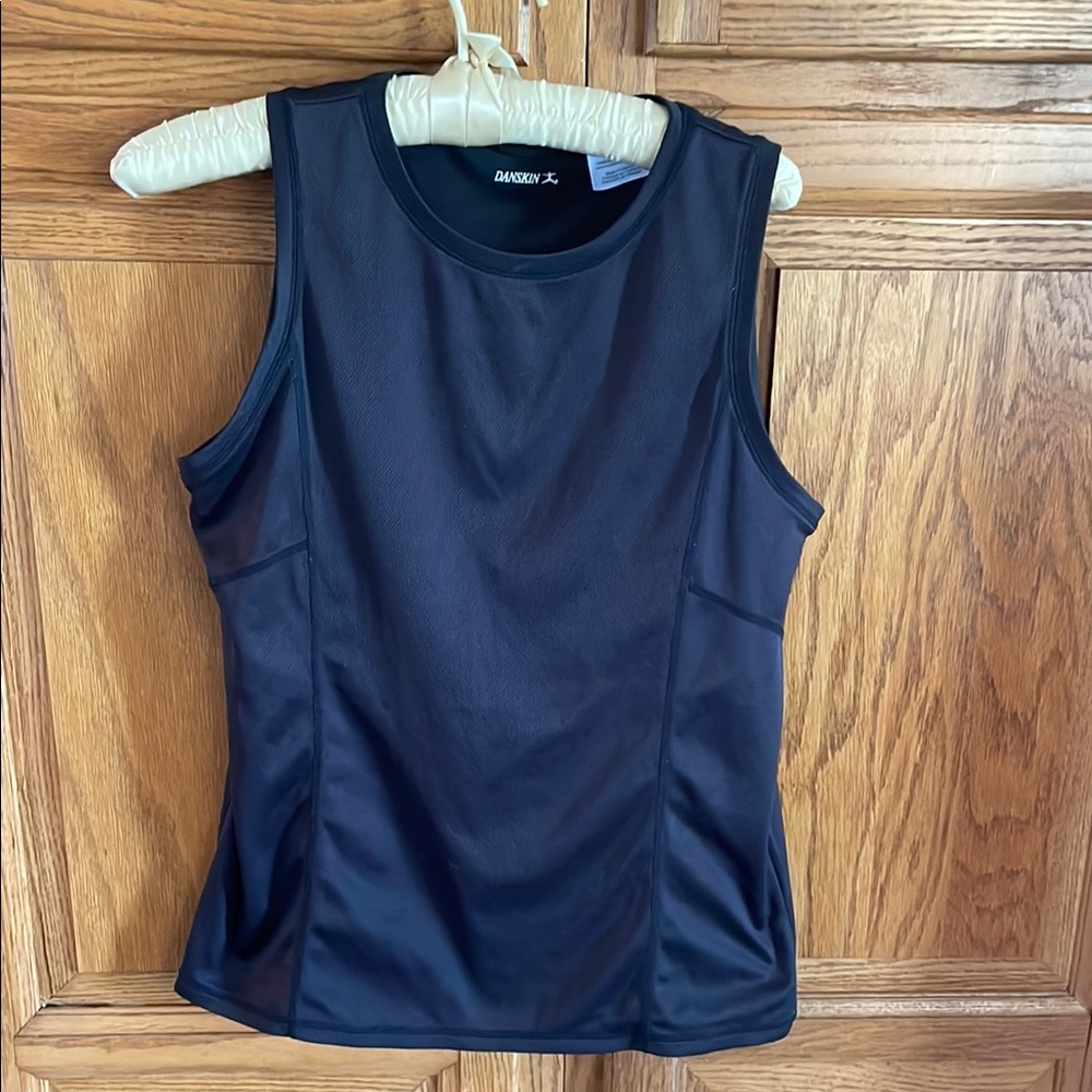 Danskin Women's Black Sleeveless Top